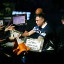 Gerwyn Price during the 2025 Premier League darts