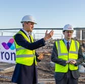 Sunderland MP Lewis Atkinson and Cllr Michael Mordey.