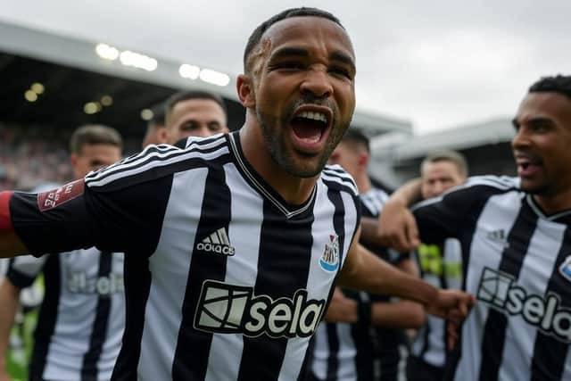 How Grok AI imagines Callum Wilson after scoring against Brighton in the FA Cup.