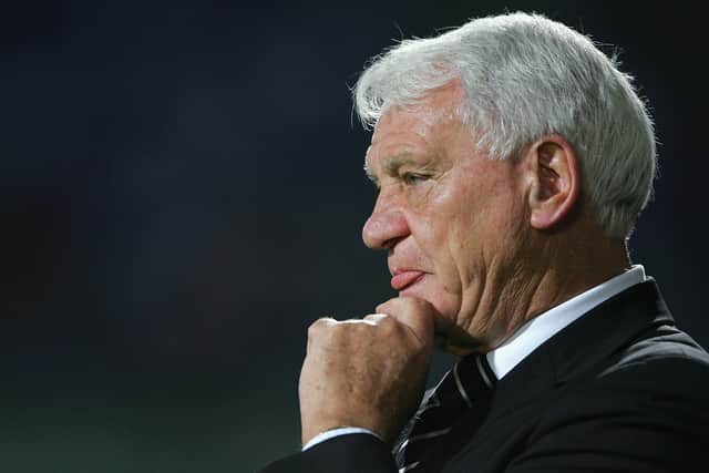 Legendary Newcastle United manager Sir Bobby Robson