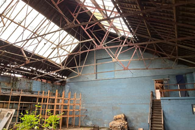 The former Machine Shop at the old Stephenson locomotive works site in Newcastle