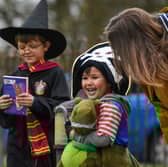 Children dressed up for World Book Day are welcomed to school by their headteacher in 2021 (Photo: Finnbarr Webster/Getty Images)