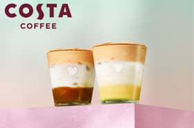 Costa Coffee's Iced Whipped Lattes - Caramel and White Chocolate