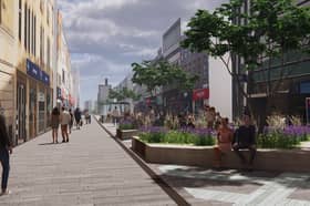 Artist impressions of the new look Northumberland Street in Newcastle