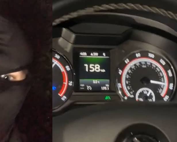 Burglars film themselves breaking into properties and speeding in cars they stole.