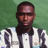 Andy Cole during his Newcastle United days