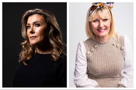 Kym Marsh (left) and South Tyneside resident Sue Mountain.