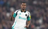 Alexander Isak of Newcastle during the Premier League match between West Ham United FC and Newcastle United FC at London Stadium on March 10, 2025 in London, England. (Photo by Julian Finney/Getty Images)