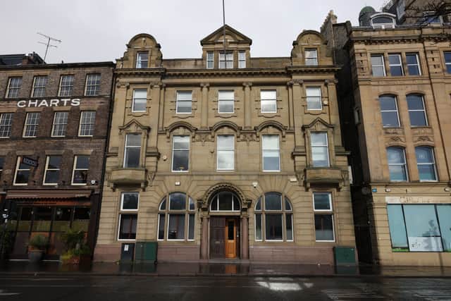 The Coronation Building on the Quayside in Newcastle Upon Tyne.