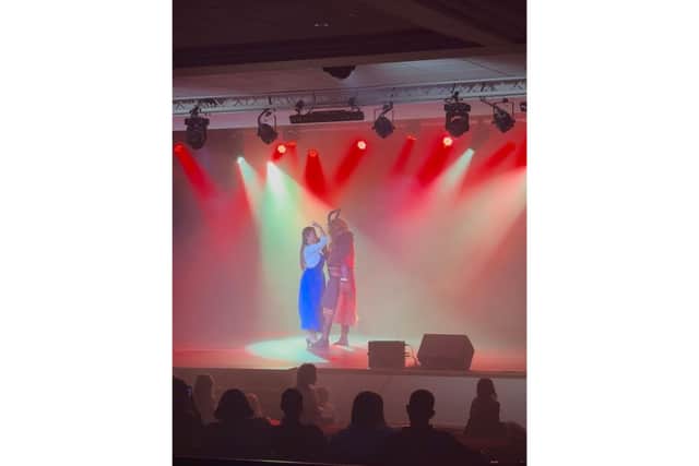 The evening performance at Club Med