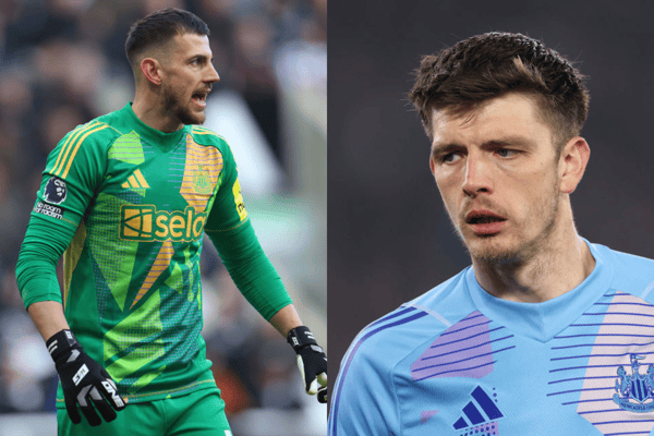 Eddie Howe faces deciding between Martin Dubravka and Nick Pope for the Carabao Cup final (Photo credit: Getty Images)