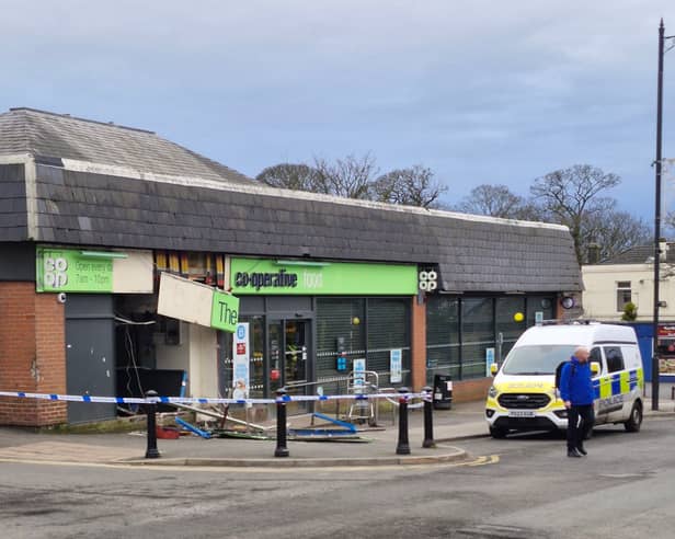 The scene in Berry Lane, Longridge this morning (Friday, March 14)