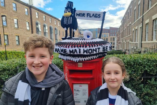 This is my son and daughter, William and Freya. They, like me, are Newcastle United daft. And, like me, are also massive fans of you, Bruno Guimaraes.