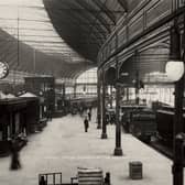 Platform number 8 of the Central Station. Here is a view of how it looked around the year 1900.