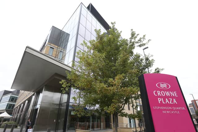 Crowne Plaza hotel on Forth Street
