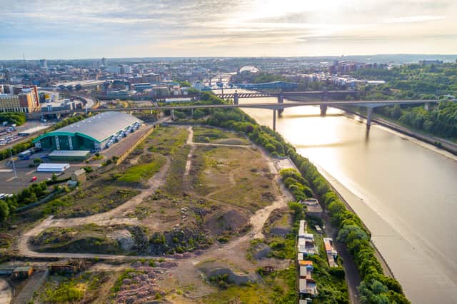 The Forth Yards site to the west of Newcastle city centre.