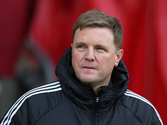Newcastle United manager Eddie Howe