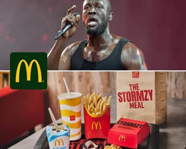 Stormzy's McDonald's meal