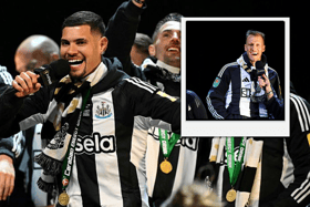 Bruno Guimaraes has jokingly told one of his Newcastle United teammates to leave Instagram. (Photo credit: Getty Images)
