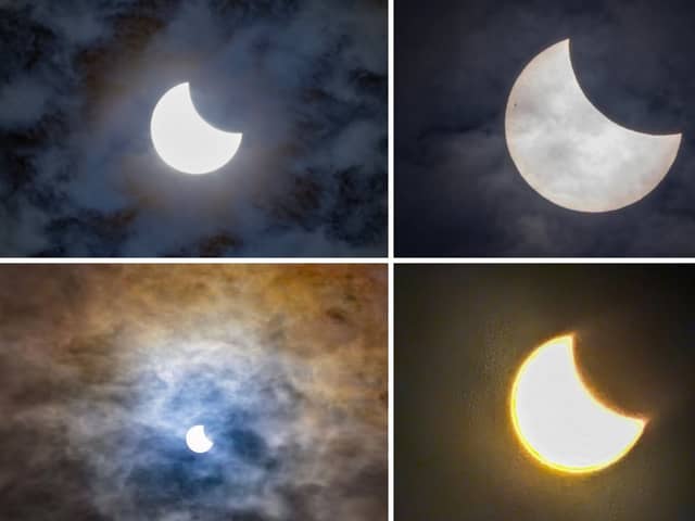Spectacular solar eclipse over Sunderland. 