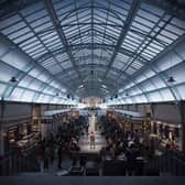 Grainger Market restoration plans: Proposed view from the top of the Nun Street pavilion looking down the arcade towards the Nelson Street pavilion