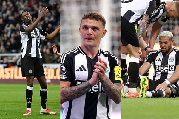 Alexander Isak, Kieran Trippier & Joelinton. Newcastle United injury list and expected return dates. (Photo credit: Getty Images)