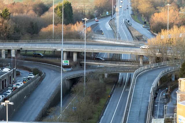 Newcastle's A167 Central Motorway