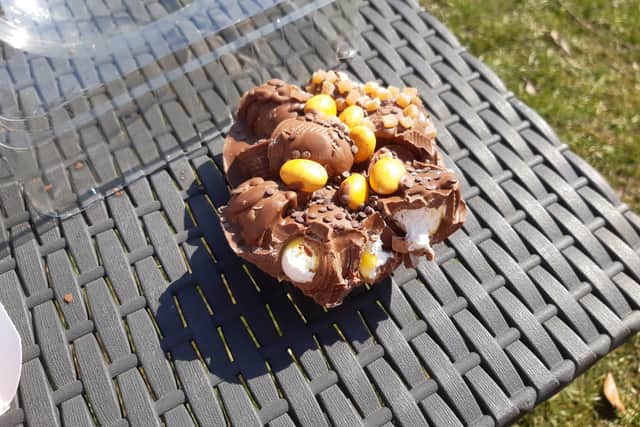 My partly devoured Dippy Whippy Easter egg.
