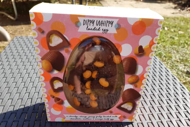 I chose the new Dippy Whippy Easter egg rather than the Scrummy Bunny.
