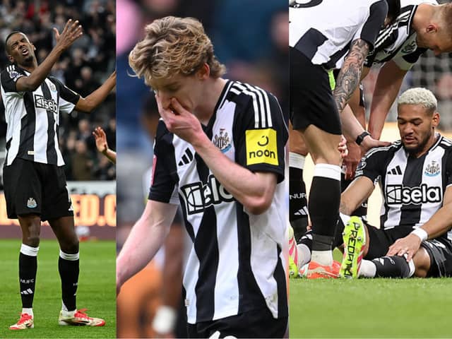Alexander Isak, Anthony Gordon & Joelinton: Newcastle United’s full injury list & estimated return dates. (Photo credit: Getty Images)
