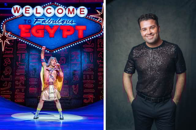 Joe McElderry returns to Blackpool with Joseph And The Amazing Technicolor Dreamcoat but this time he plays the Pharoah.