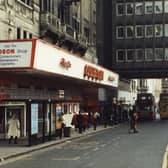  The Odeon cinema. The photograph has been taken from the top of Pilgrim Street looking down to the Odeon which is centre left. 