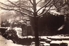 Jesmond Dene looked stunning in the snow of a winter's day in 1880.