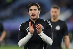 Newcastle United midfielder Sandro Tonali