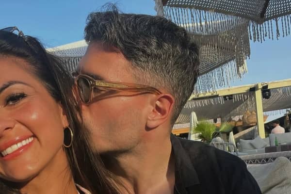 Alexandra Munger has shared this picture of her and her partner Fabian Schar, of Newcastle United, to her Instagram account.