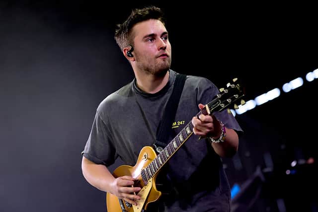 Sam Fender performs at the Mojave Tent during the 2025 Coachella festival. (Photo by Emma McIntyre/Getty Images for Coachella)
