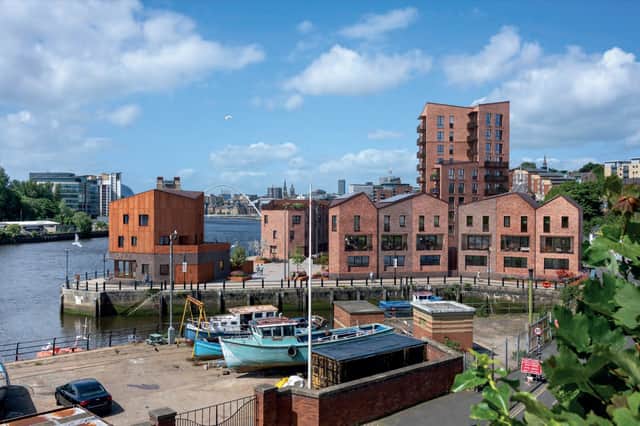 How the redesigned Malmo Quay plans would look from the Free Trade Inn.