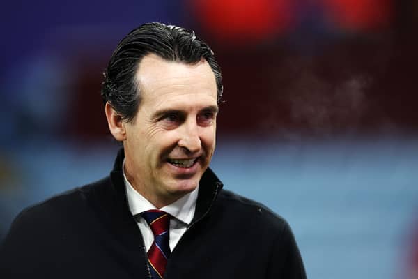 Aston Villa manager Unai Emery