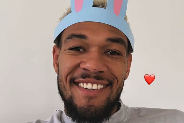 Joelinton enjoys Easter with his family prior to Newcastle United's defeat at Aston Villa in the Premier League.