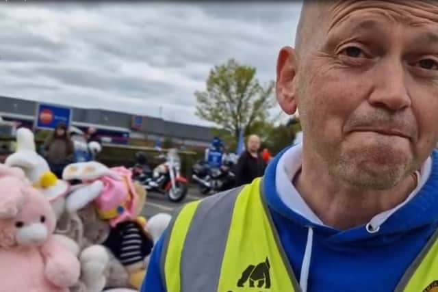Event organiser Tony Hudspith who was amazed and delighted at the size of this year's event.