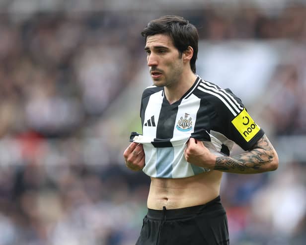 Newcastle United midfielder Sandro Tonali