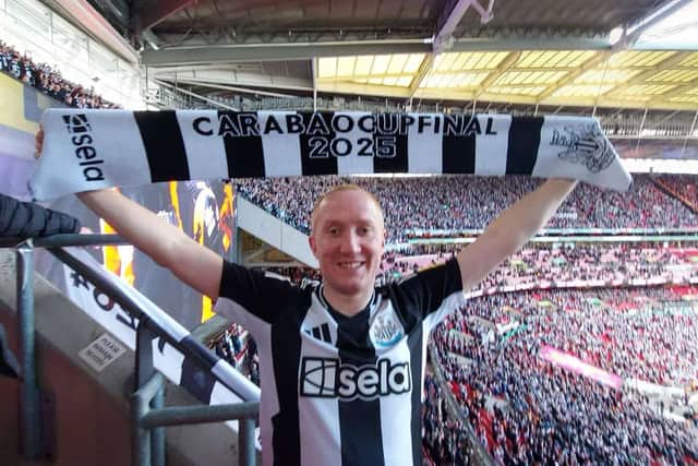 Alexander Isak, previously known as David White, pictured at last month's Carabao Cup final