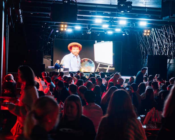 The Happy Little Paint Along, a Bob Ross-inspired art event, is returning to Newcastle.