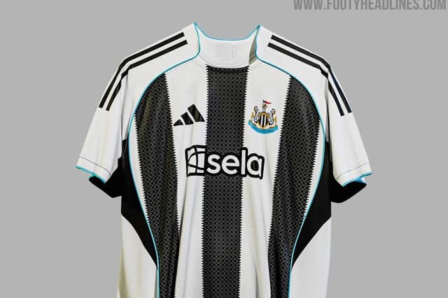 Footyheadlines.com create a mock-up of how Newcastle United's 2025-26 home shirt could look like. 