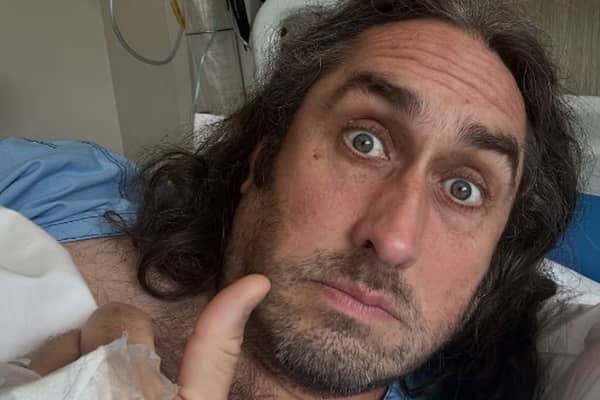 Comedian Ross Noble had to cancel dates on his stand-up tour after being hospitalised