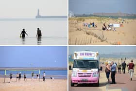 People have been out and about enjoying the warm sunny weather.