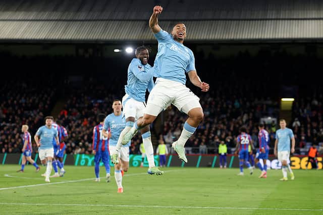 Murillo of Nottingham Forest celebrates scoring his team's first goal during the Premier League match between Crystal Palace FC and Nottingham Forest FC at Selhurst Park on May 05, 2025 in London, England. (Photo by Alex Pantling/Getty Images)