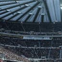 General view inside the stadium during the Premier League match between Newcastle United FC and Fulham FC at St James' Park on February 01, 2025 in Newcastle upon Tyne, England. (Photo by George Wood/Getty Images)