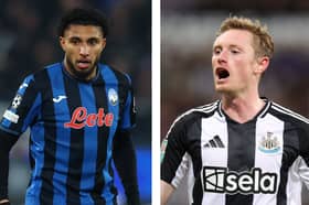 Atalanta midfielder Ederson and Newcastle United star Sean Longstaff