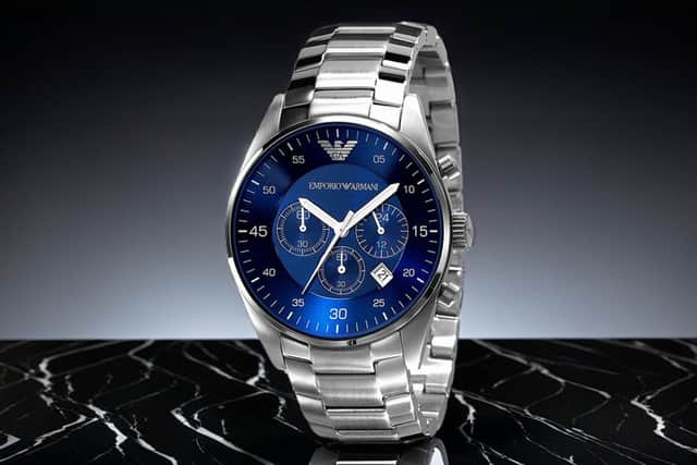 The AR5860 chronograph from Emporio Armani – now just £99 with this Wowcher deal